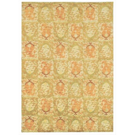 Safavieh 9 ft. x 12 ft. Large Rectangle Contemporary Martha Stewart Earth Hand Knotted Rug MSR8625A-9